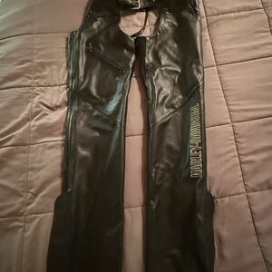 Harley-Davidson Black Leather Chaps